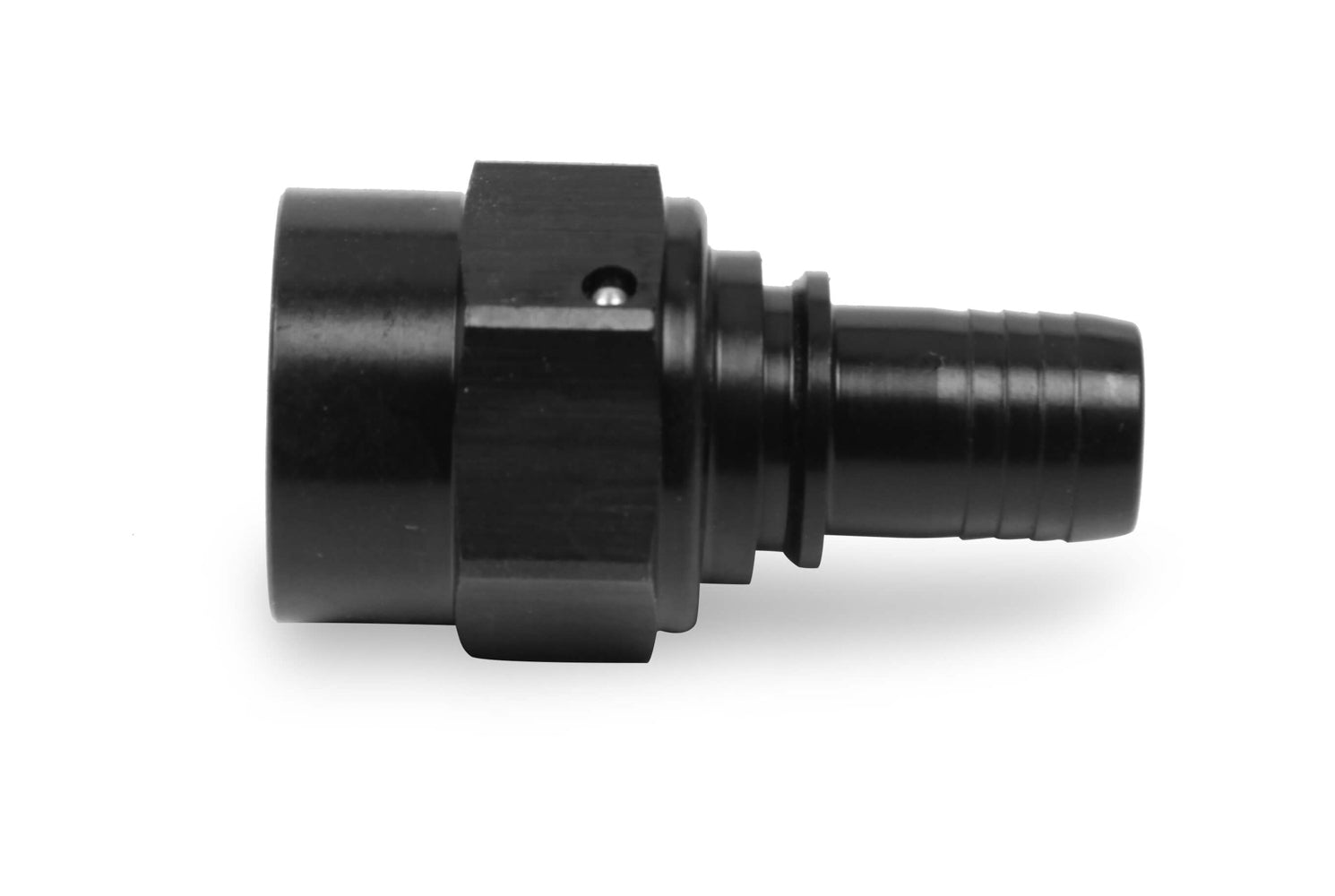 6an Str Ultrapro Crimp- On Hose End - Black