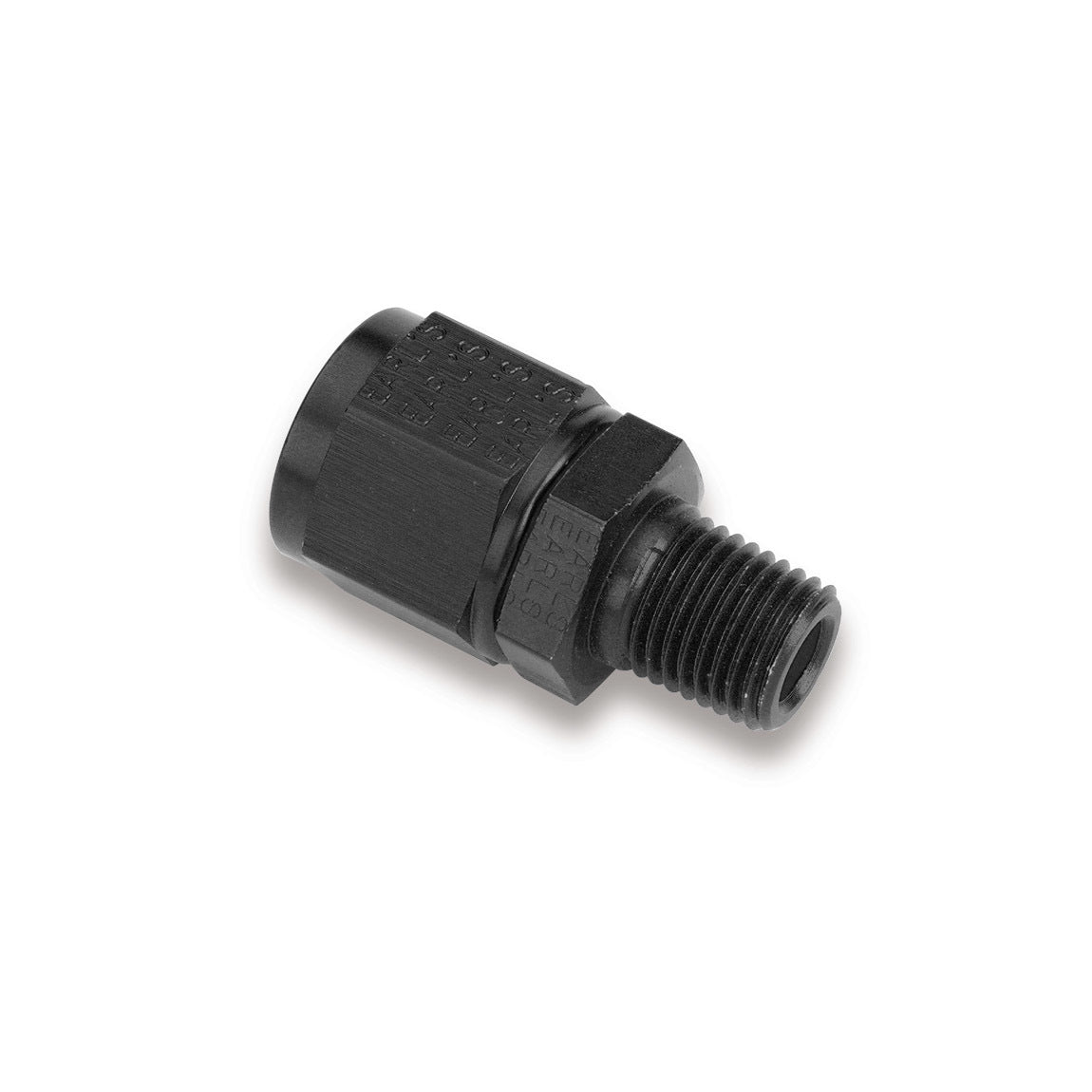 Adapter Fitting 6an Fem Swivel to Male 1/4 NPT