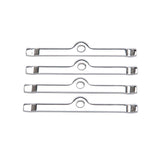 Chrome V/C Hold-Down Tabs - 4pcs.