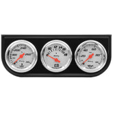 1-1/2 Dia Triple Gauge Set w/Black Panel