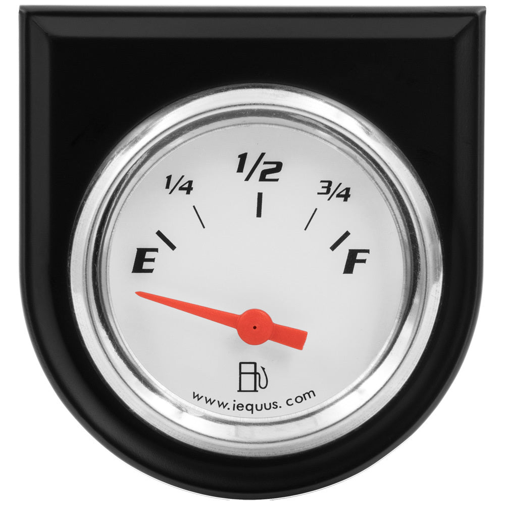 2.0 Dia Fuel Level Gauge w/Black Panel