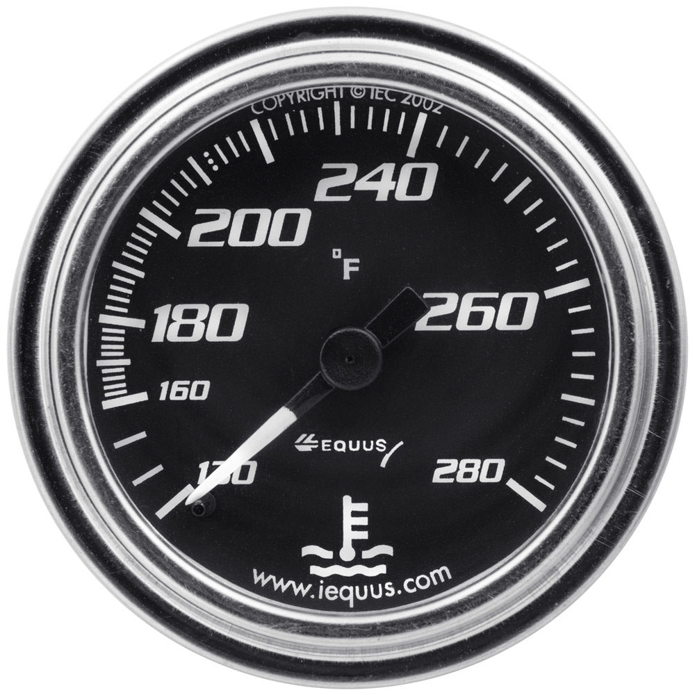 2.0 Dia Water Temp Gauge Chrome  140-280