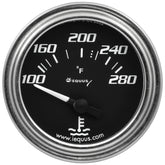 2.0 Dia Water Temp Gauge Chrome  100-280