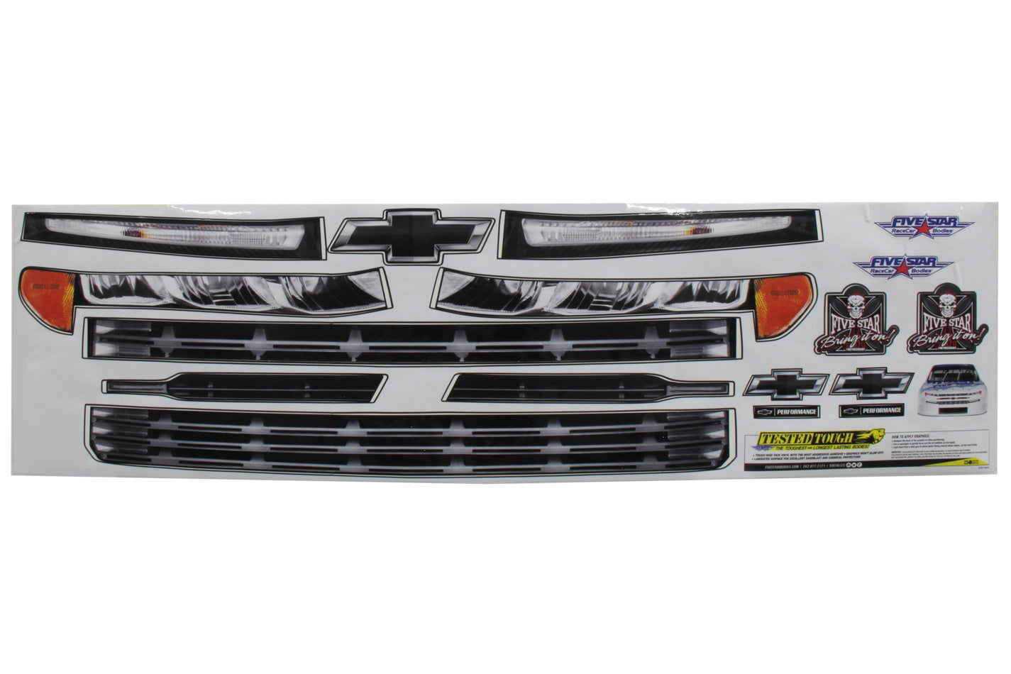 2019 Chevy Silverado Nose ID Graphics Kit