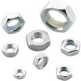 5/8 LH Steel Jam Nut - 3/4 Hex