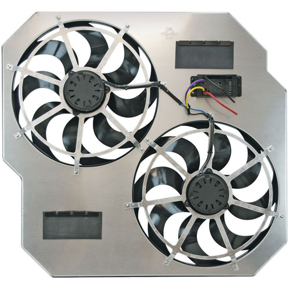 Fan Electric 15in DualSh rouded Puller Controls