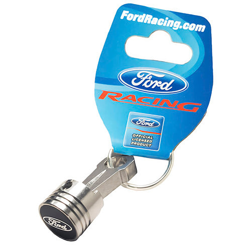 Piston Key Chain - Alm w/Ford Oval Logo