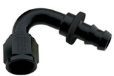 Hose Fitting #10 120 Deg Push Lock Black