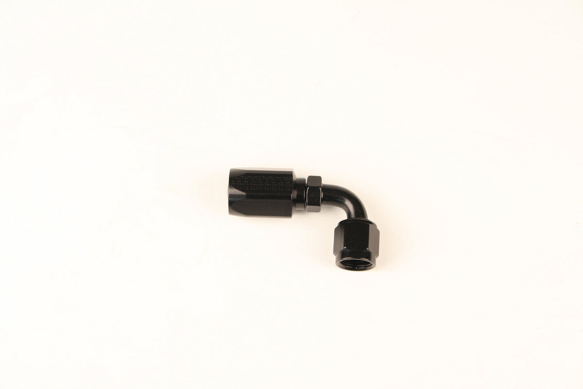 #6 x 90 Degree Hose End Aluminum Black Only