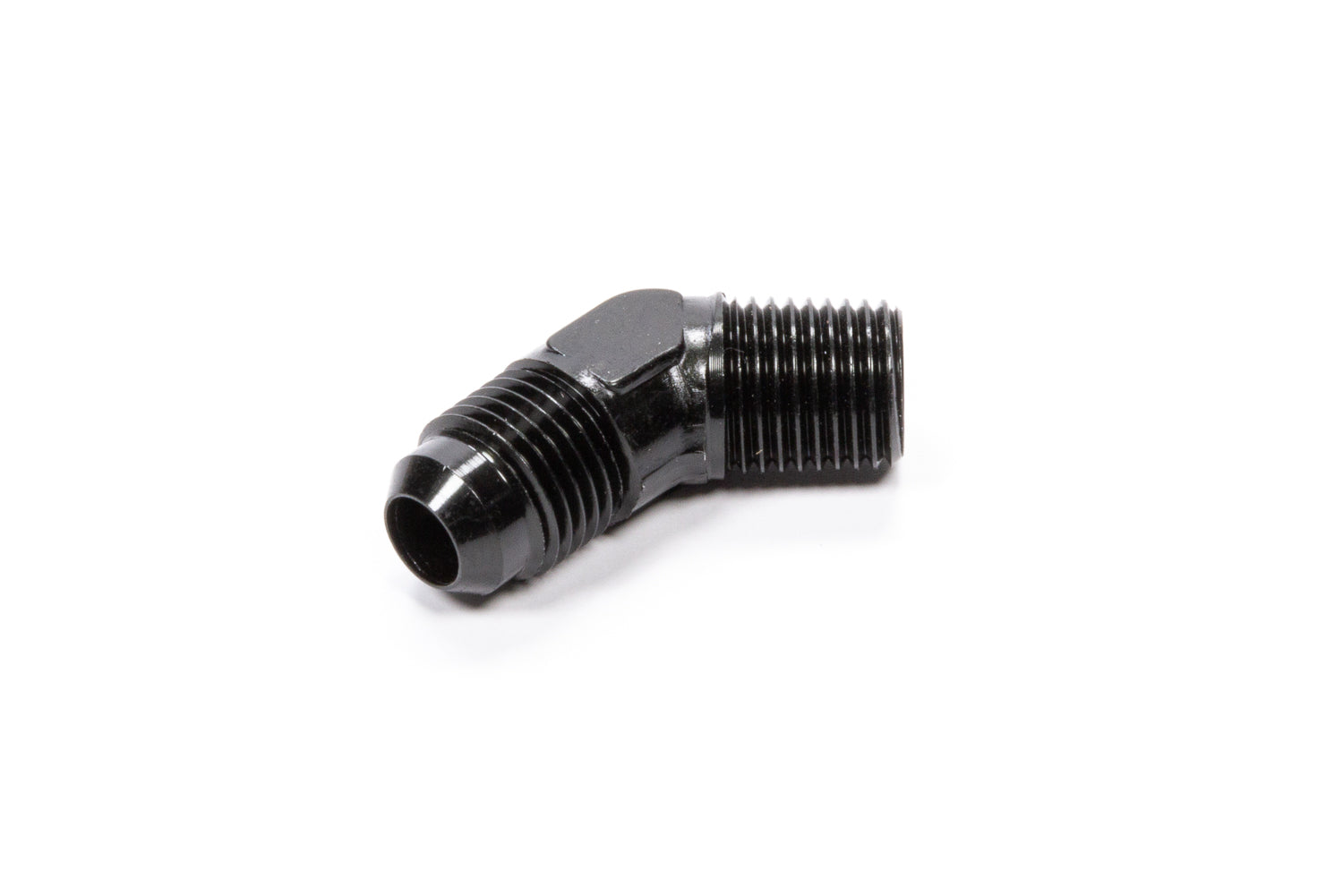 45 Deg Adapter Fitting #4 x 1/8 MPT Black