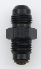 Male Adapter Fitting #6 x 14mm x 1.5 FI Black