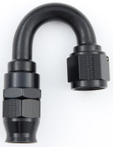 Hose Fitting #10 180 Deg PTFE Black