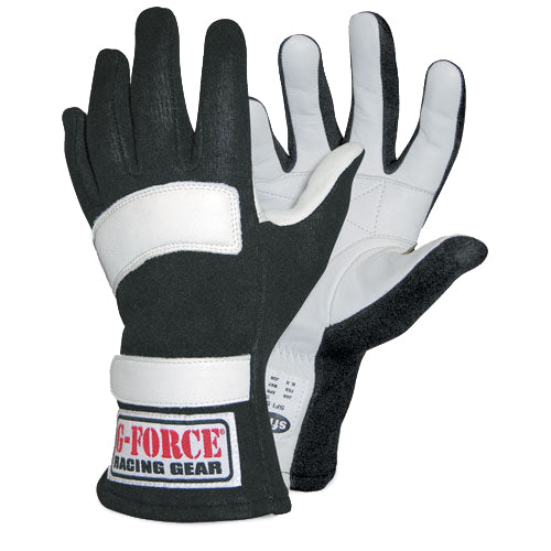 GF5 Racing Gloves X- Small Black
