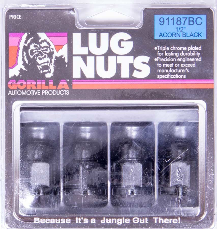 4 Lug Nuts 1/2in Acorn Bulge Seat