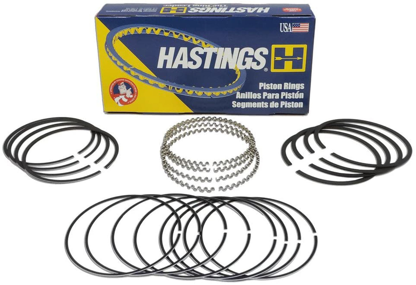 Piston Ring Set 3.736 Bore 5/64 5/64 3/16