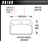 Brake Pad Dynalite DTC- 60