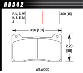 Brake Pad Billet DynaPro Narrow DTC-30