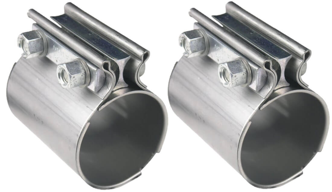 Exhaust Coupler Clamps 2-1/2 SS 2pk