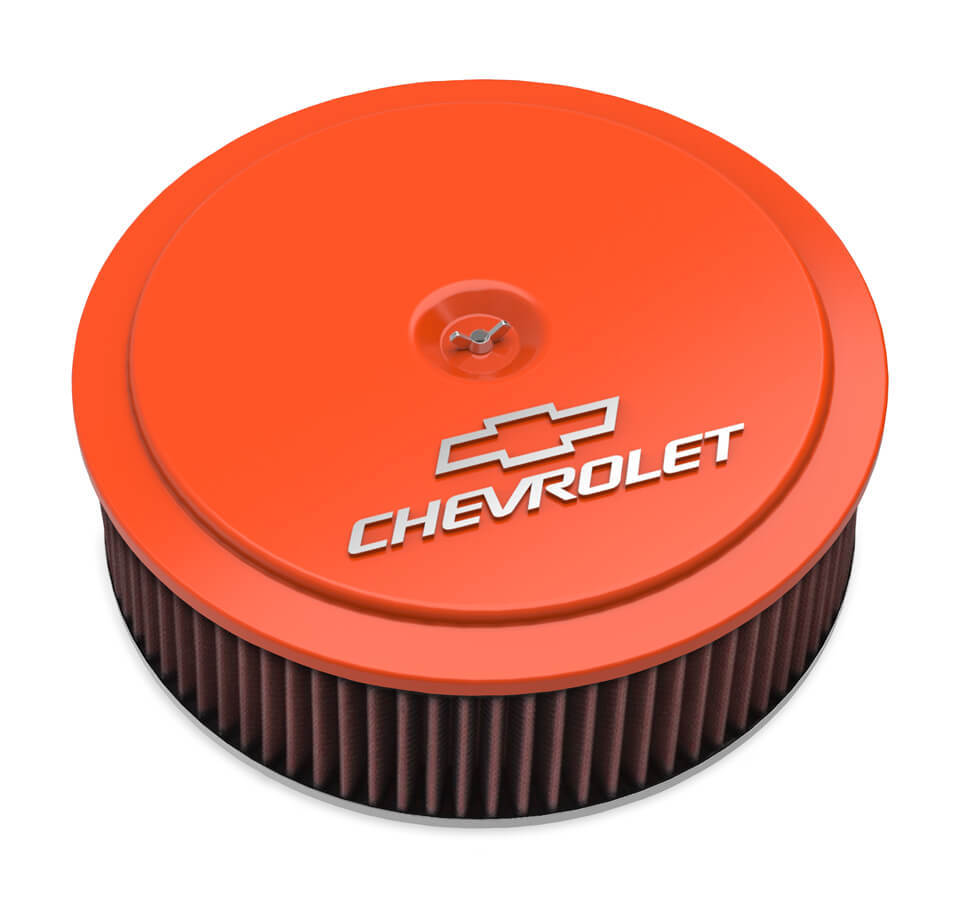 14 x 4 Air Cleaner  GM Muscle Series Orange