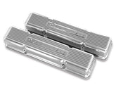 SBC Valve Covers Finned Vintage Series Polished