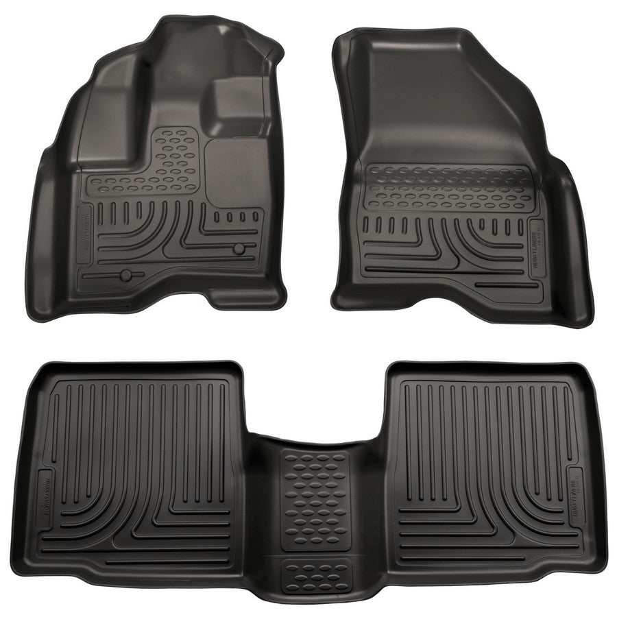 10-  Ford Taurus Front/ 2nd Floor Liners Black
