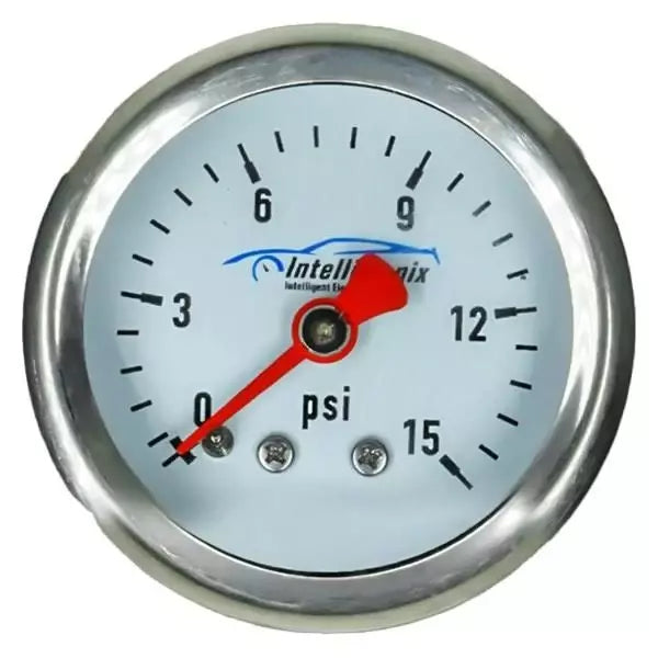 Fuel Pressure Gauge 1-1/2in Dia  0-15 PSI