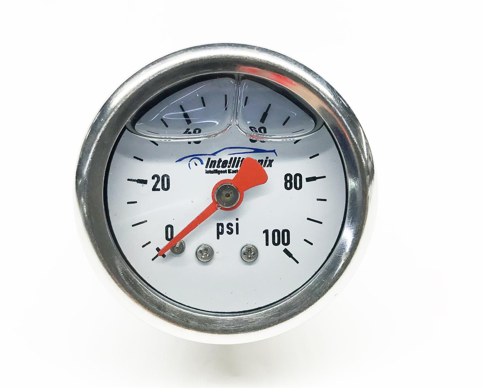 Fuel Pressure Gauge 1-1/2in Dia  0-100 PSI