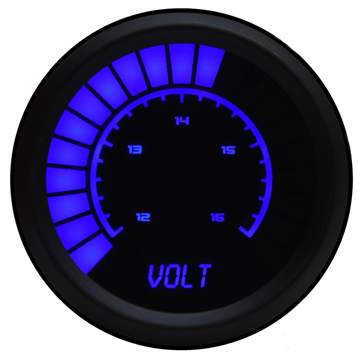 2-1/16 Analog Bargraph Voltmeter 12-16 volts
