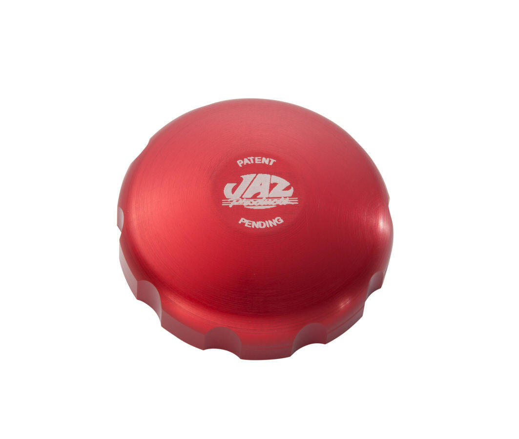 2-1/4 Billet Twist Fuel Cap - Red Anodized