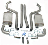 Exhaust System w/Turndws - 67-70 Mustang