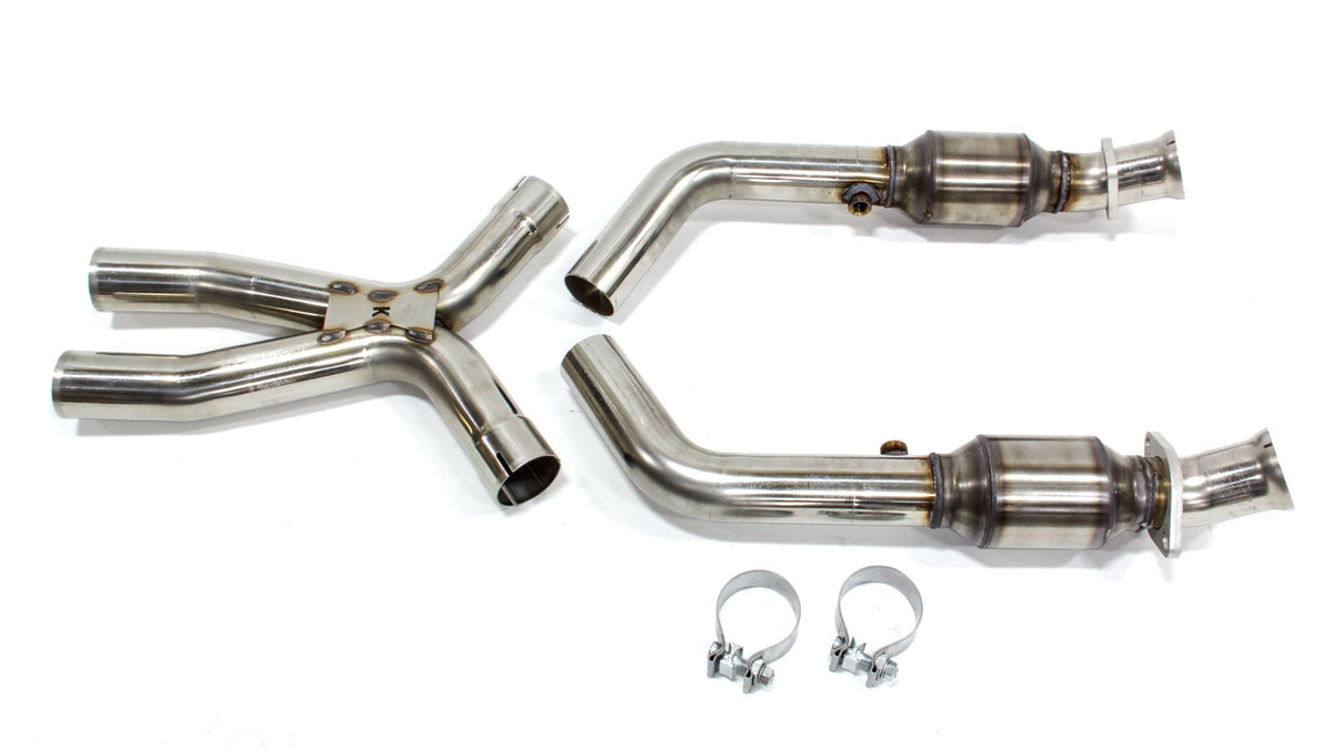 X-Pipe Catted 2.5in 05-10 Mustang 4.6L