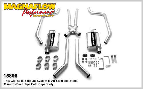 67-69 GM F Body 2.5in Dual Exhaust System