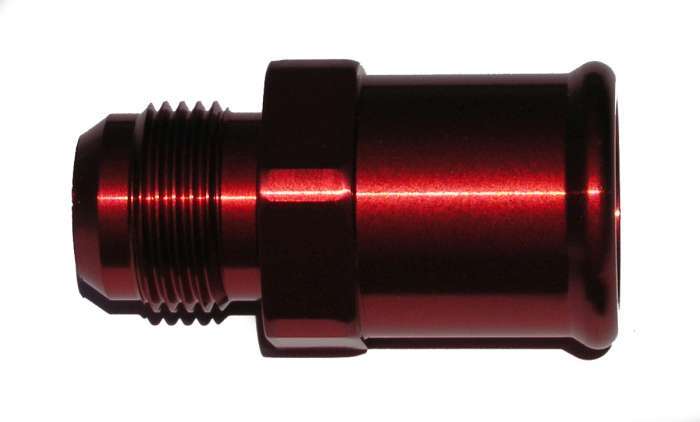 -16an Male to 1-1/2 Hose Adapter - Red