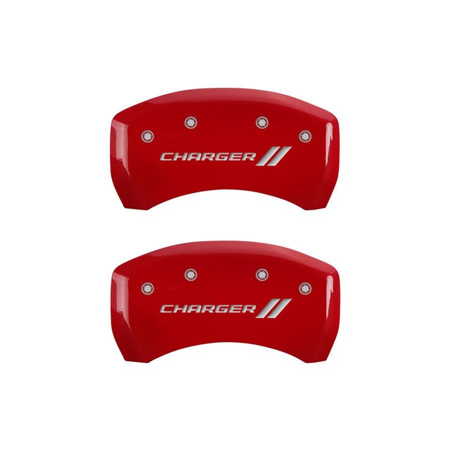 11-   Charger Caliper Covers Red