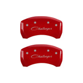 11-   Challenger Caliper Covers Red