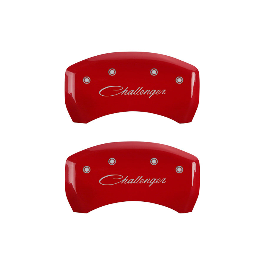 11-   Challenger Caliper Covers Red