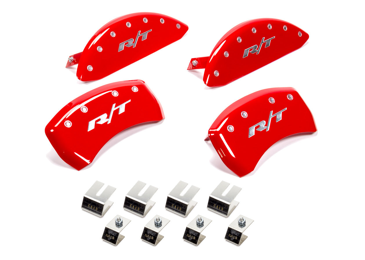 11-   Challenger Caliper Covers Red