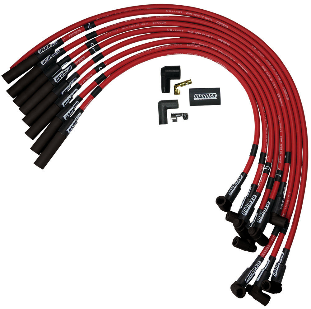 Ultra 40 Plug Wire Set - Red