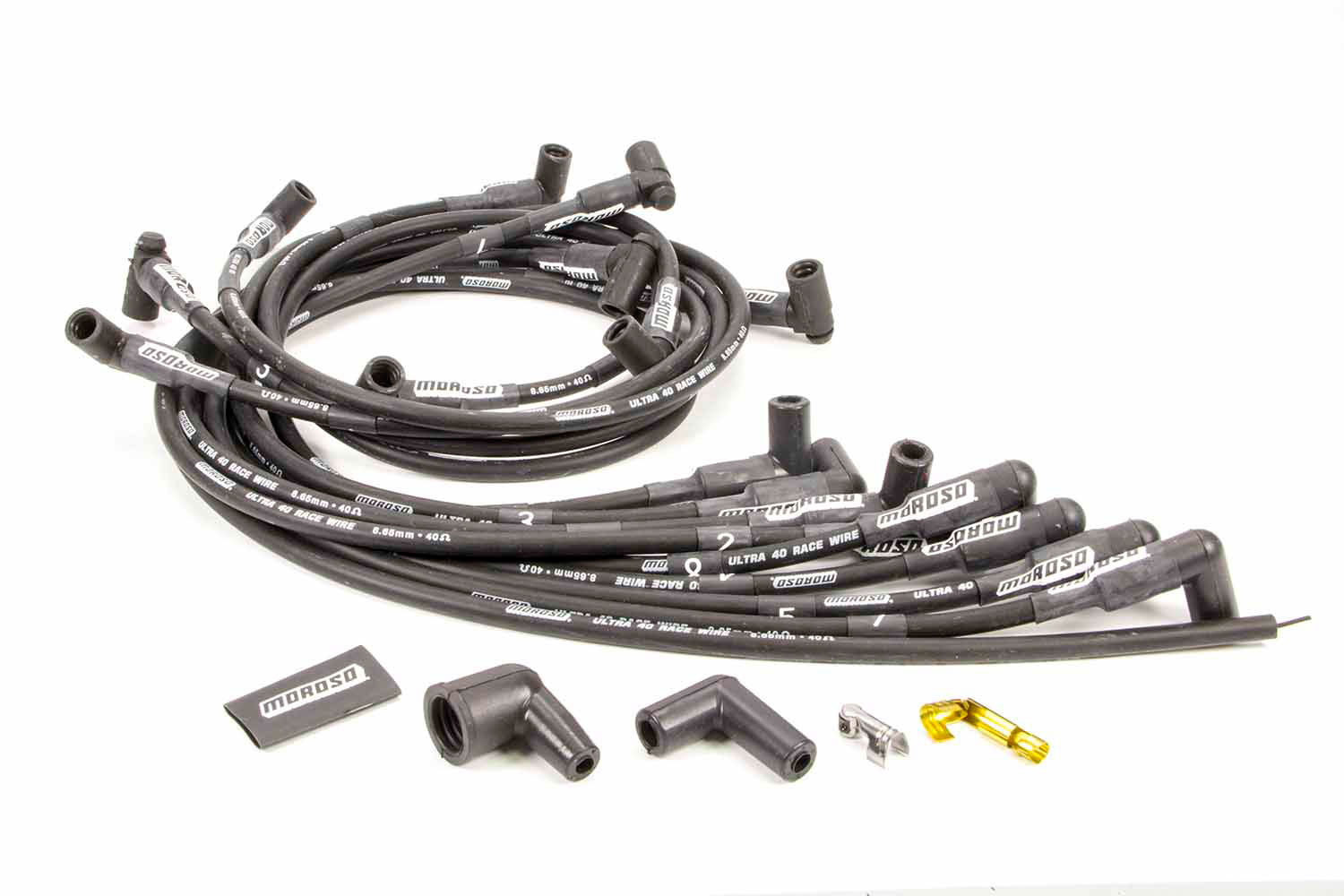 Ultra 40 Plug Wire Set - Black