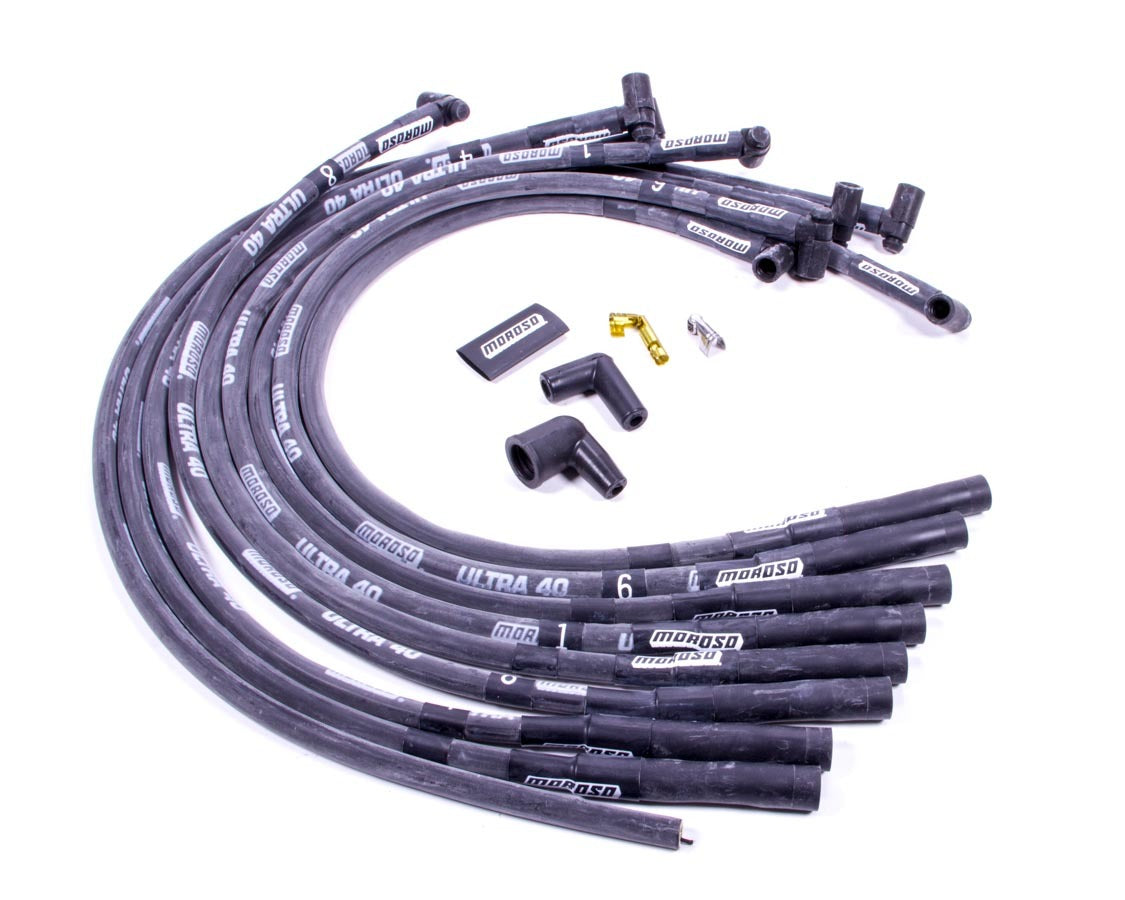 Ultra 40 Plug Wire Set - Black