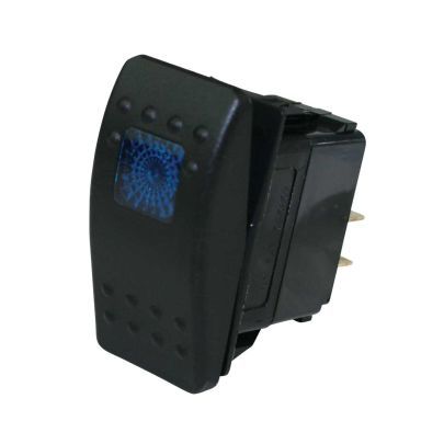 Repl. Blue LED Light Rocker On-Off Switch