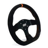 Touring Steering Wheel 13in D Shaped Suede