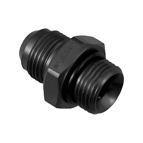 8an to 8an ORB Straight Male Fitting - Black