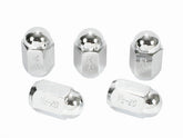 Chrome Acorn Nuts 1/2 - 5 Pack