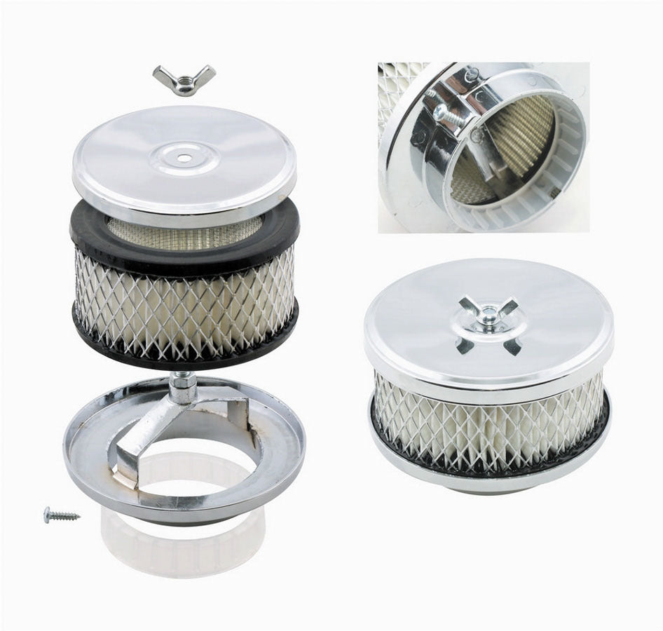 4in Chrome Air Cleaner