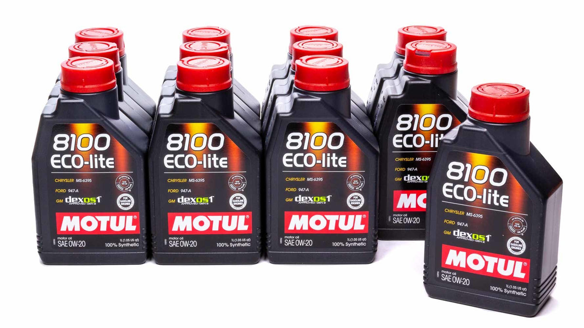 8100 0w20 Eco-Lite Oil Case 12 x 1 Liter Dexos1