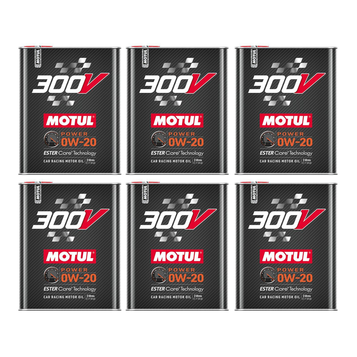 300V 0w20 Racing Oil Synthetic Case 6x2 Liter