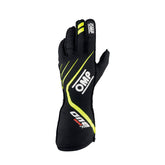 One EVO X Gloves Black Flo Yellow Size Lg