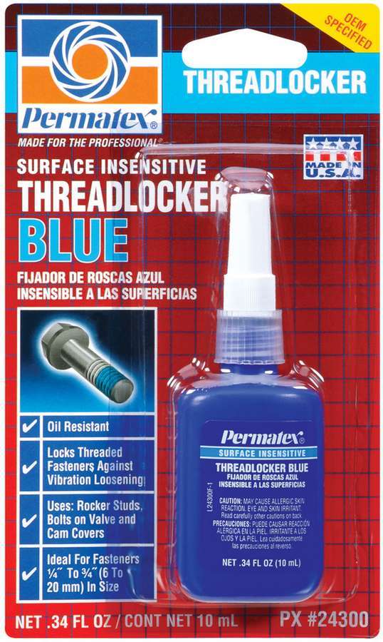 Medium Threadlocker 10ml Bottle - Blue