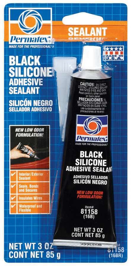 Black RTV Adhesive Sealant